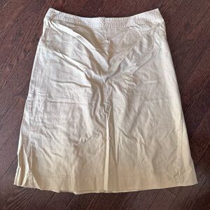 Liz Claiborne Cream A-Line Skirt